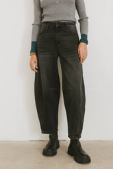 Lex Barrel Jeans in Black FINAL SALE