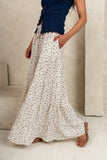 Marlee Floral Maxi Skirt in Cream FINAL SALE