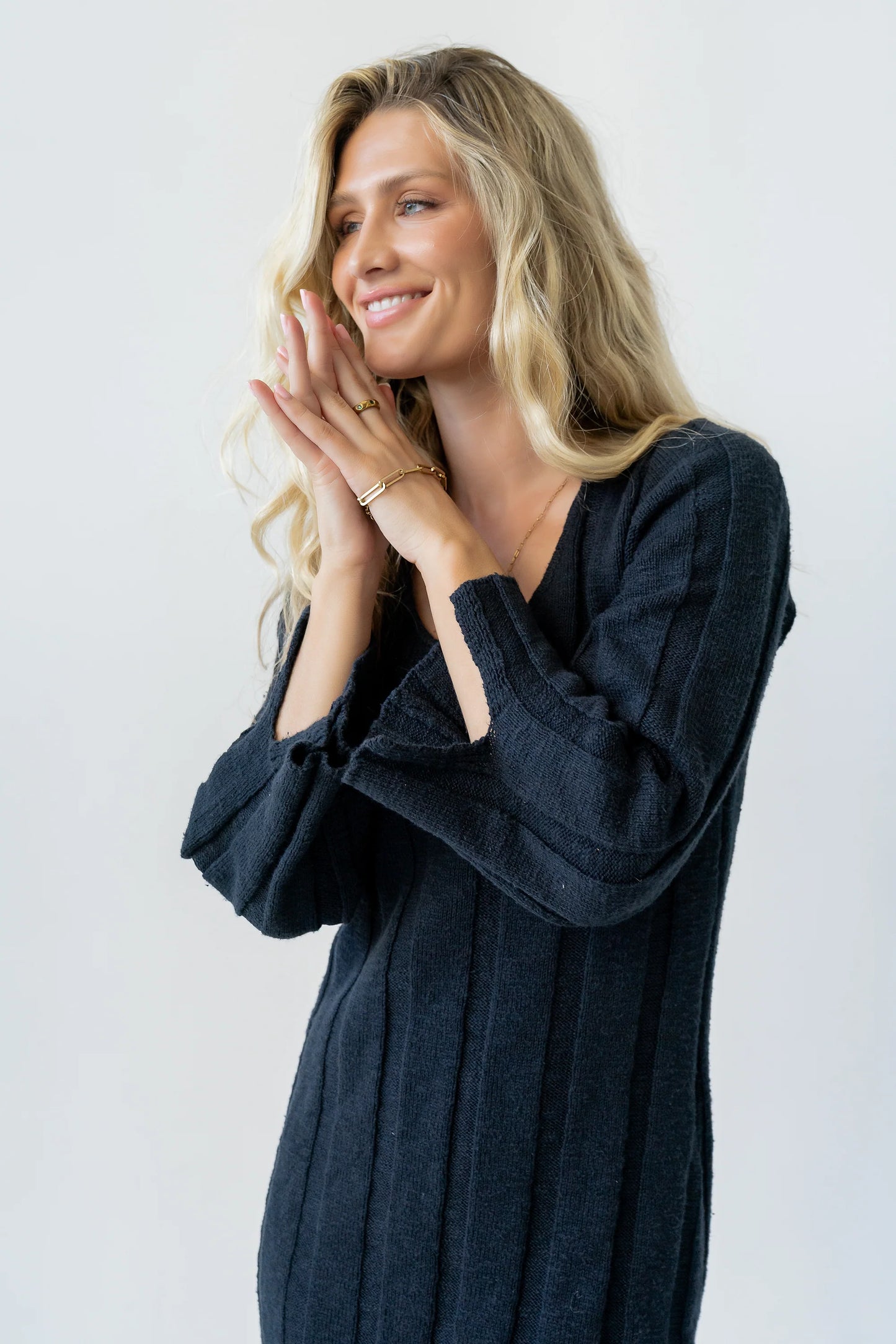Camile Ribbed Sweater Dress FINAL SALE