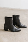 Steve Madden Daney Boots in Black Leather FINAL SALE