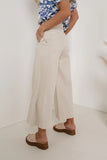 Rue Wide Leg Jeans in Beige FINAL SALE