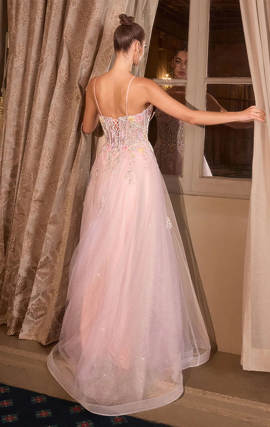A1477 Waltzing Beaded Bouquet Ball Gown ANDREA LEO