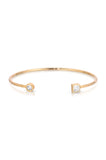Crystal Shapes Bracelet Cuff