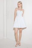 PURE ROMANCE MINI DRESS WHITE