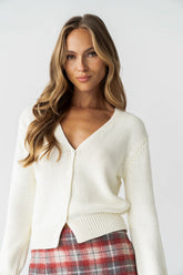 Marlie Knit Cardigan in White