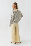 Amberly Striped Oversized Sweater