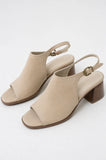 Faith Slingback Mule in Bone