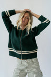 Polly Knit Jacket in Green