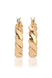 Textured Mini Hoops Earrings