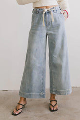 Pablo Wide Leg Denim Pants FINAL SALE