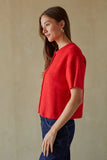 Gabriette Ribbed Knit Cardigan