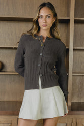 Marissa Knit Sweater in Brown