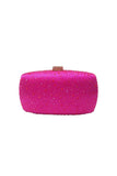Womens Rhinestones Evening Clutch in Satin