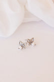 Jane Bow Pearl Drop Earring