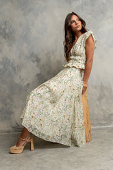 Carlie Floral Midi Skirt