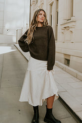 Everly Satin Midi Skirt FINAL SALE