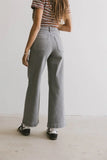 Leila Wide Leg Jeans in Grey FINAL SALE
