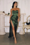 Greyson Gown Strapless Satin Dress