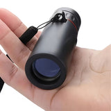 a portable handheld monocular telescope