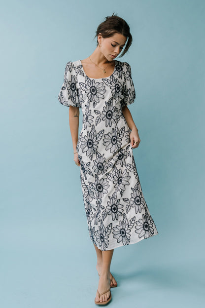 Brielle Embroidered Maxi Dress