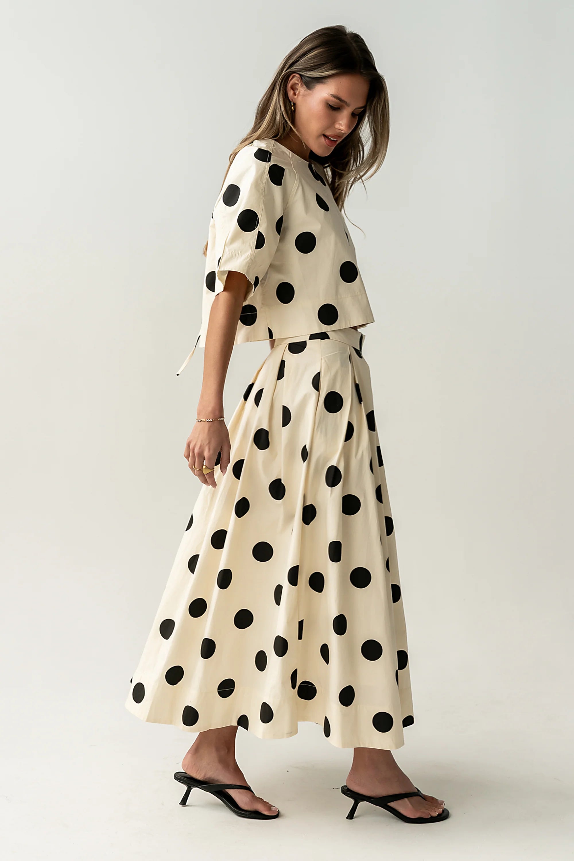 Jacklynn Polka Dot Blouse