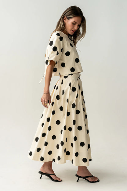 Jacklynn Polka Dot Blouse