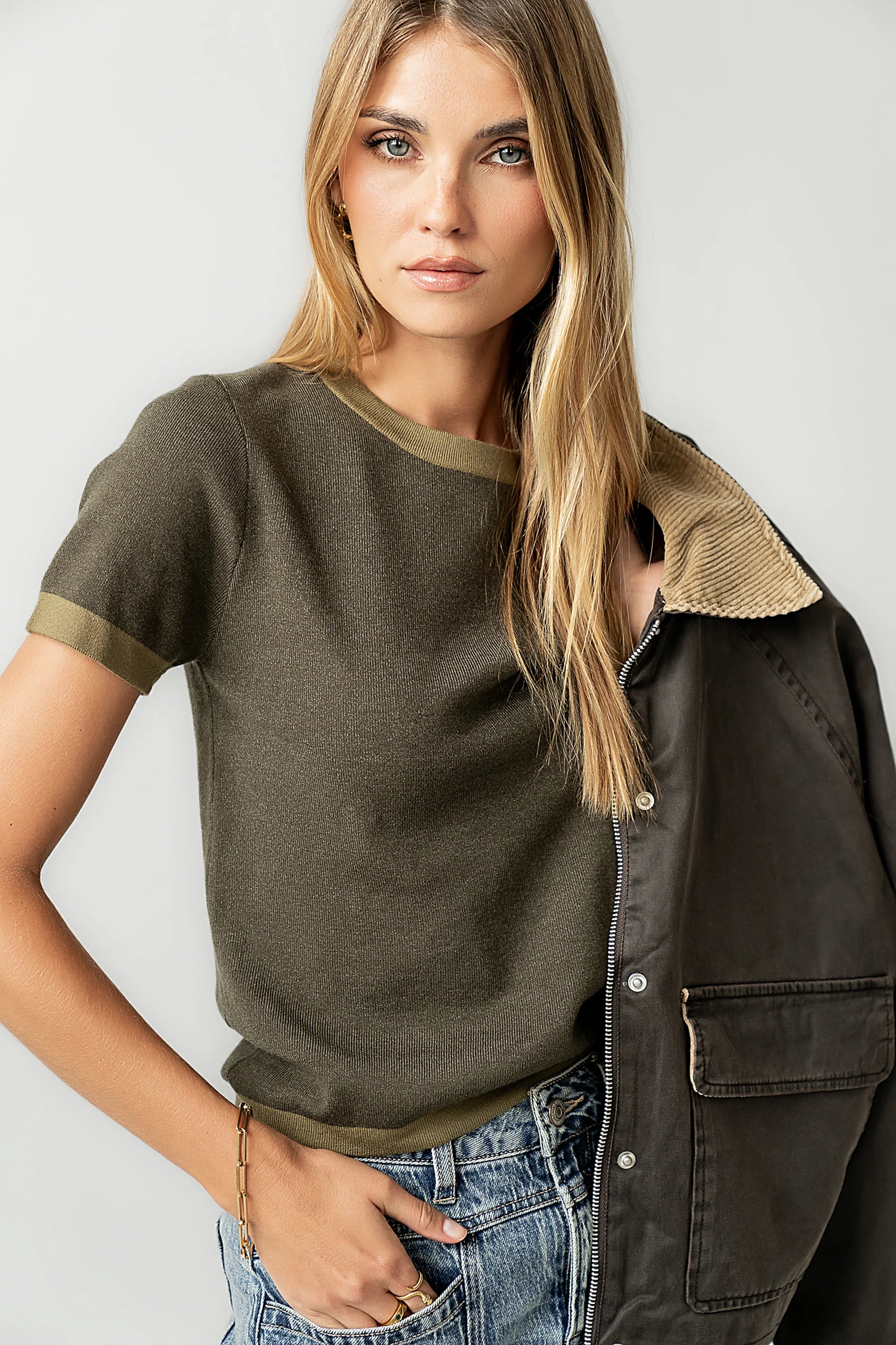 Remi Contrast Jacket FINAL SALE