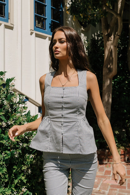 Saylee Gingham Top