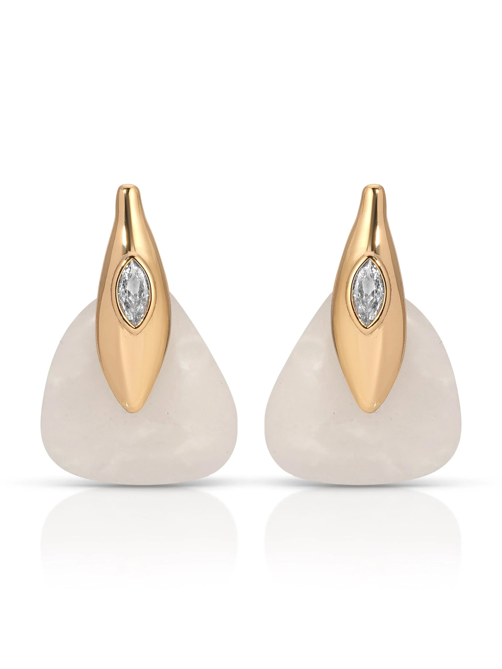 Solstice Earrings in Bone