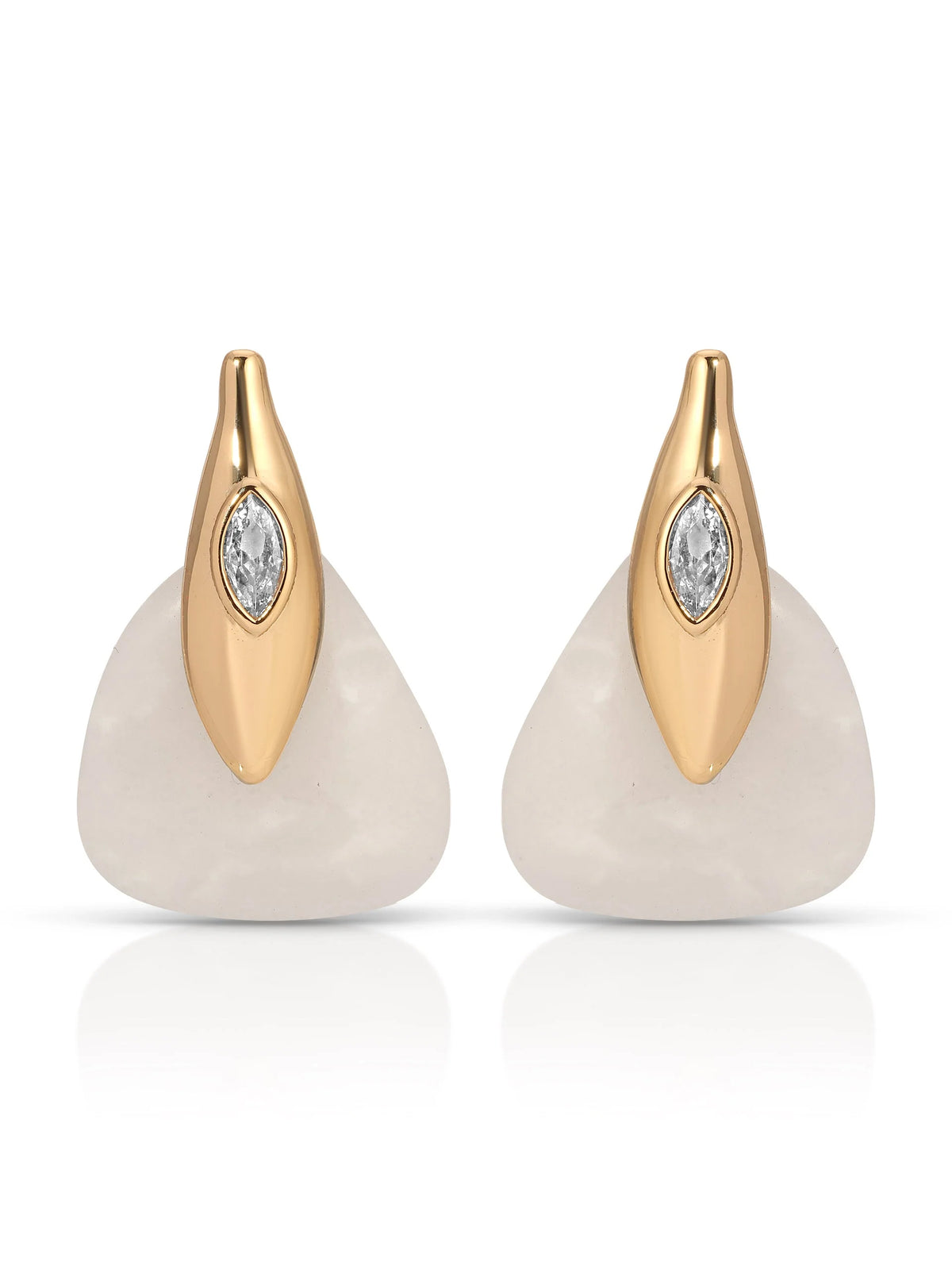 Solstice Earrings in Bone