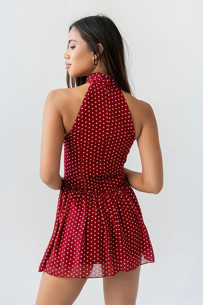 Marybelle Halter Mini Dress
