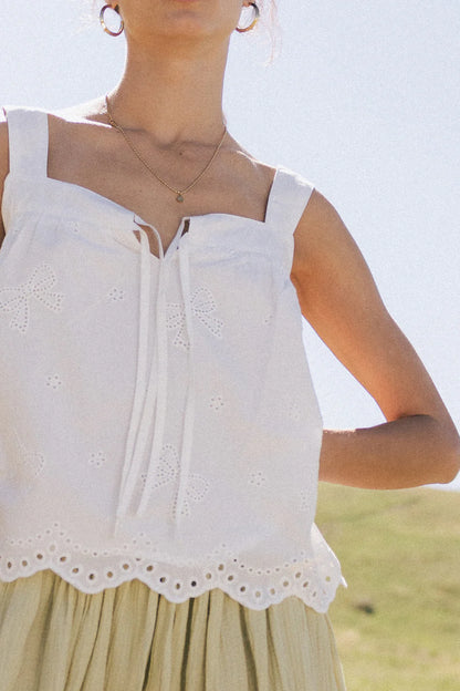 Cecily Bow Tank FINAL SALE