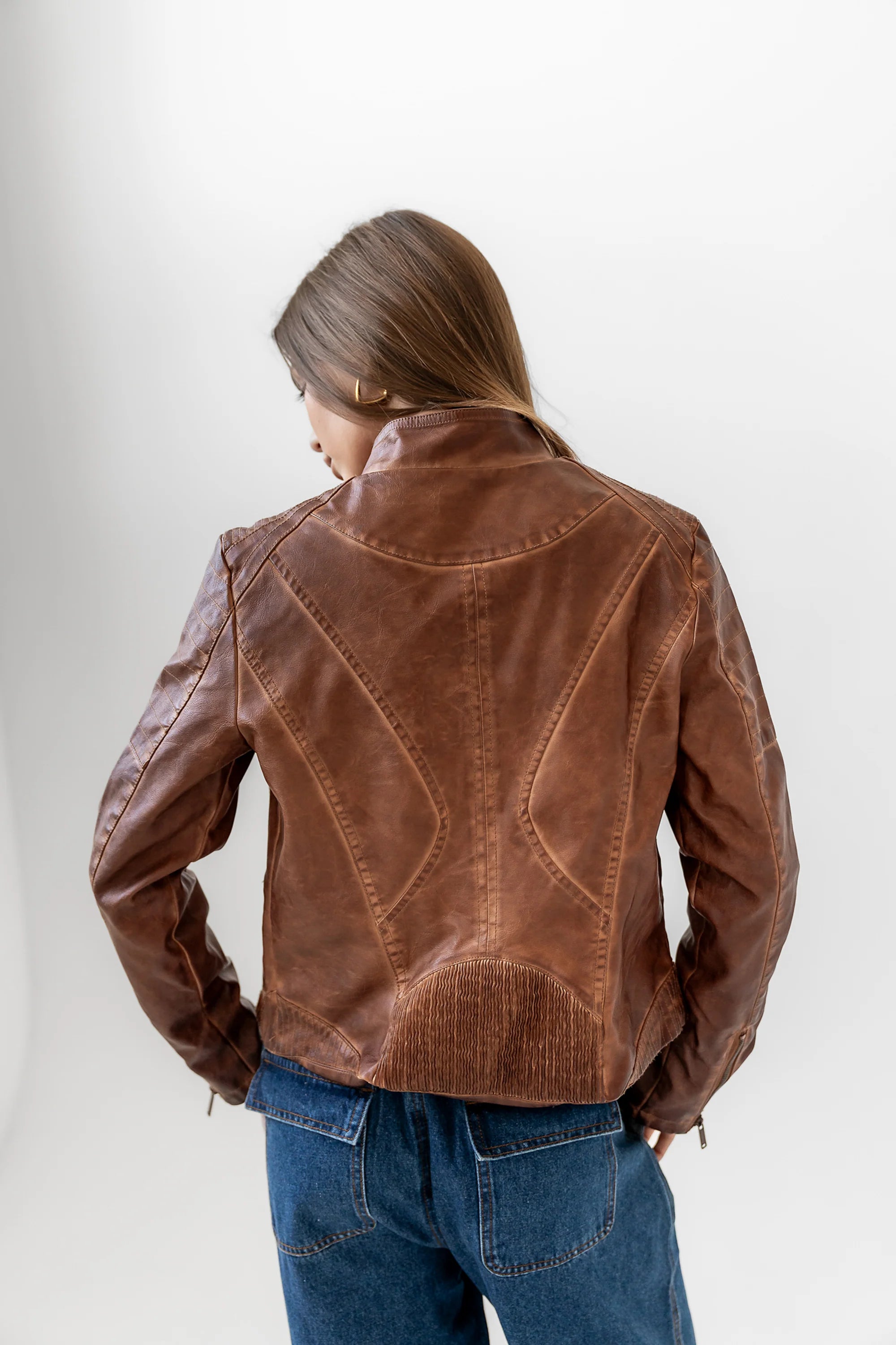 Kace Vegan Leather Jacket