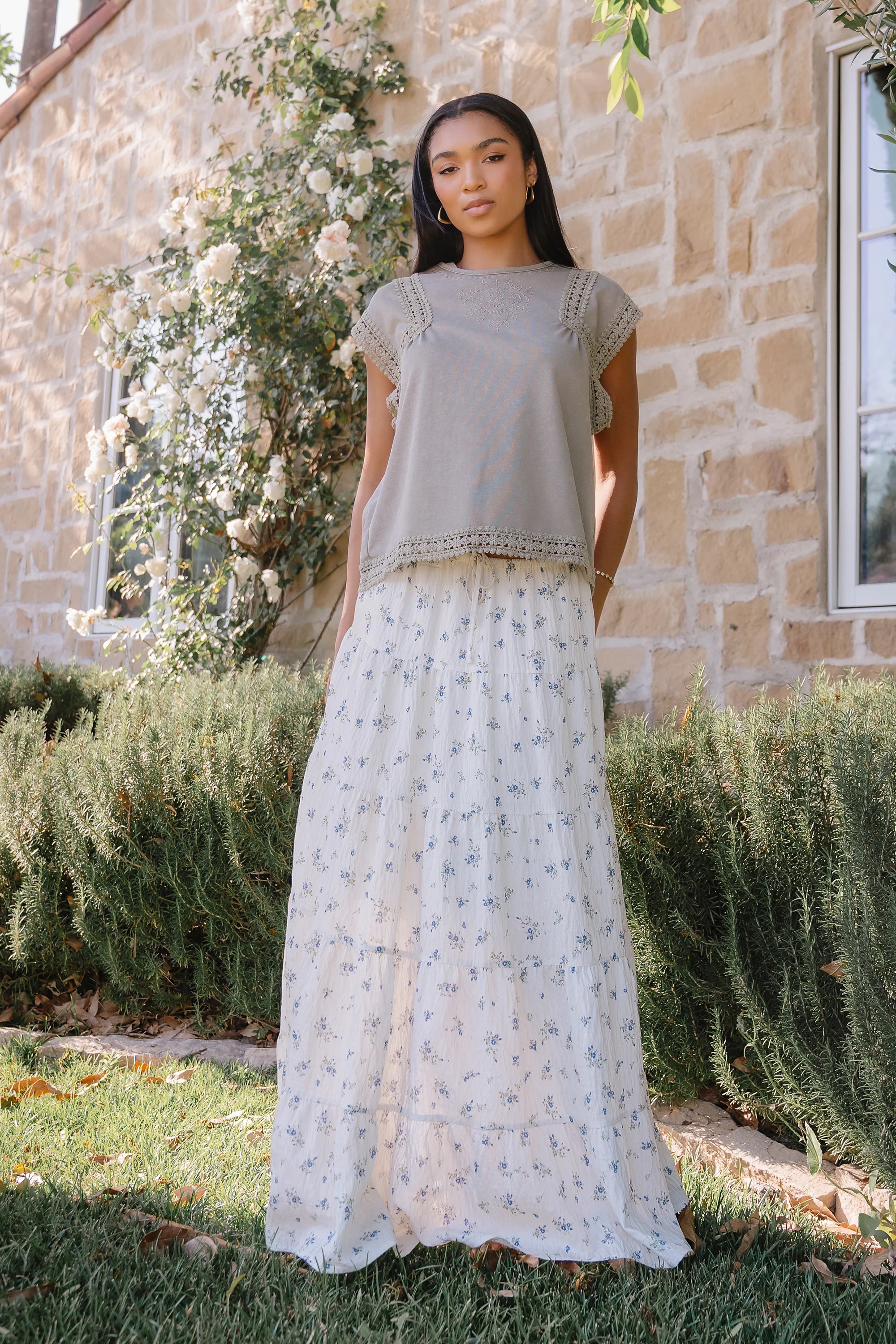 Jordie Floral Maxi Skirt