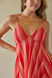 Coralie Crochet Babydoll Mini Dress