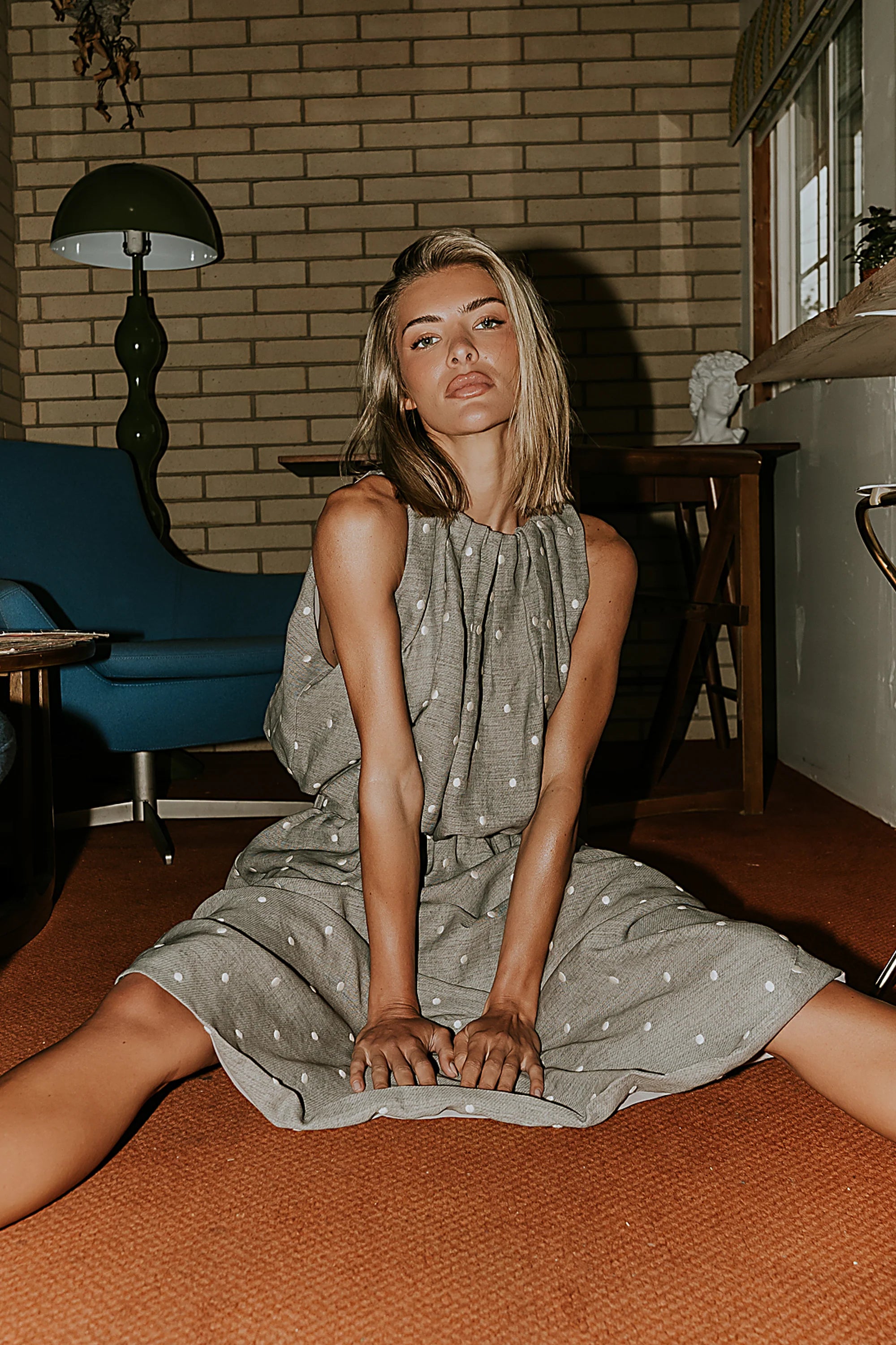 Jozie Polka Dot Midi Skirt FINAL SALE