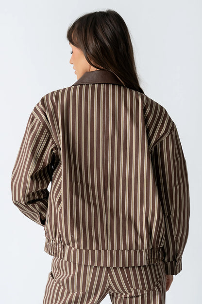 Carla Striped Utility Jacket FINAL SALE