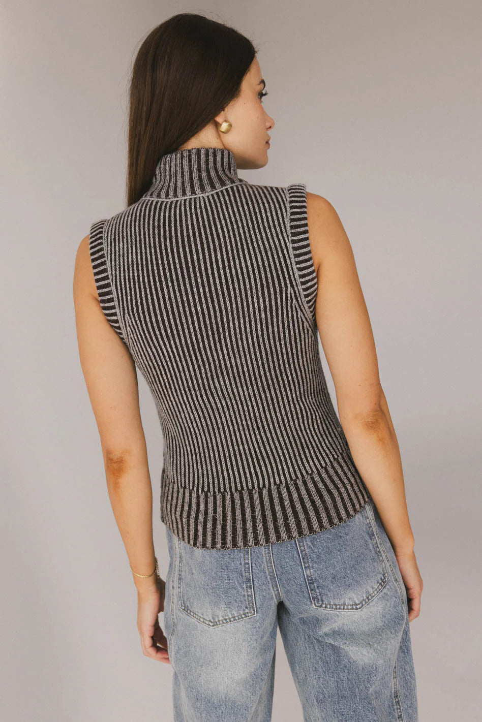 Monroe Zip Up in Grey FINAL SALE