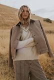 Roman Chore Jacket in Mauve FINAL SALE