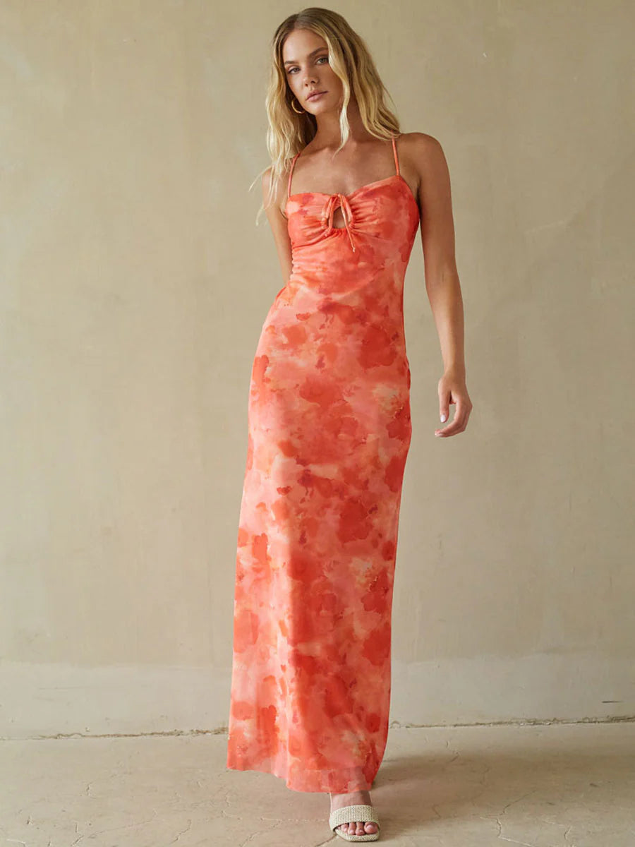 Chelley Keyhole Maxi Dress