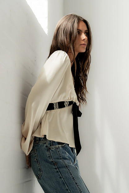Margot Satin Blouse FINAL SALE