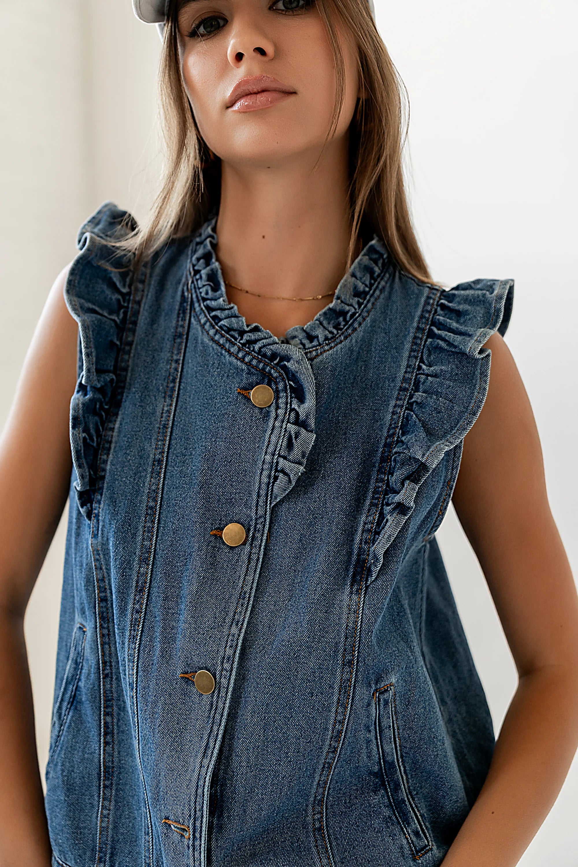 Kyler Denim Vest