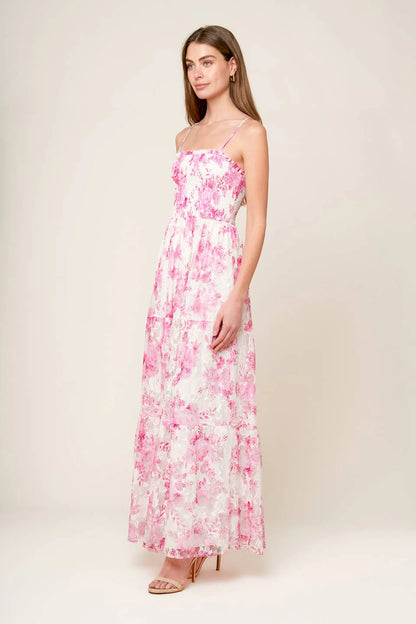 IN THIS MOMENT WOVEN LACE MAXI DRESS