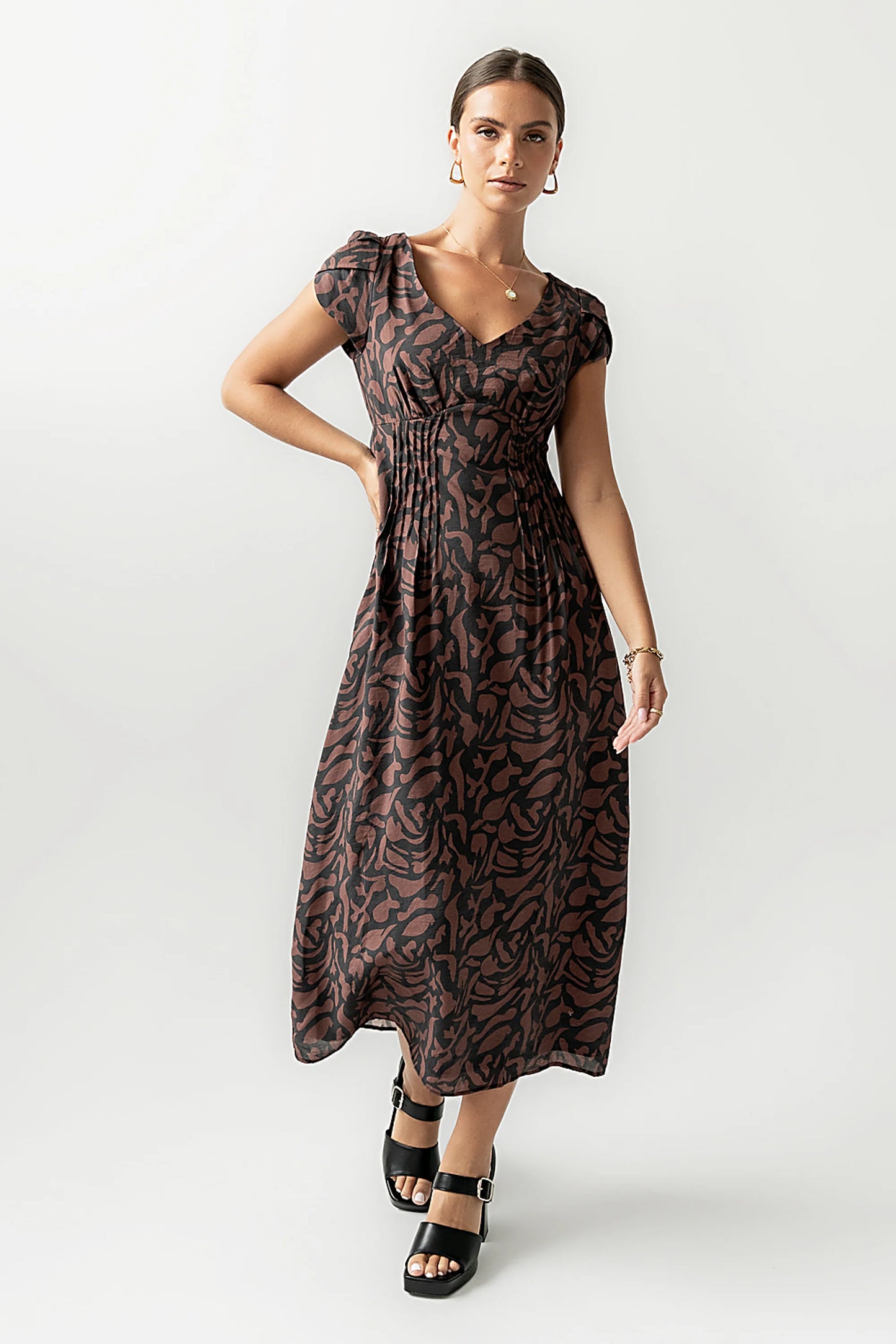 Kennedy Abstract Maxi Dress FINAL SALE