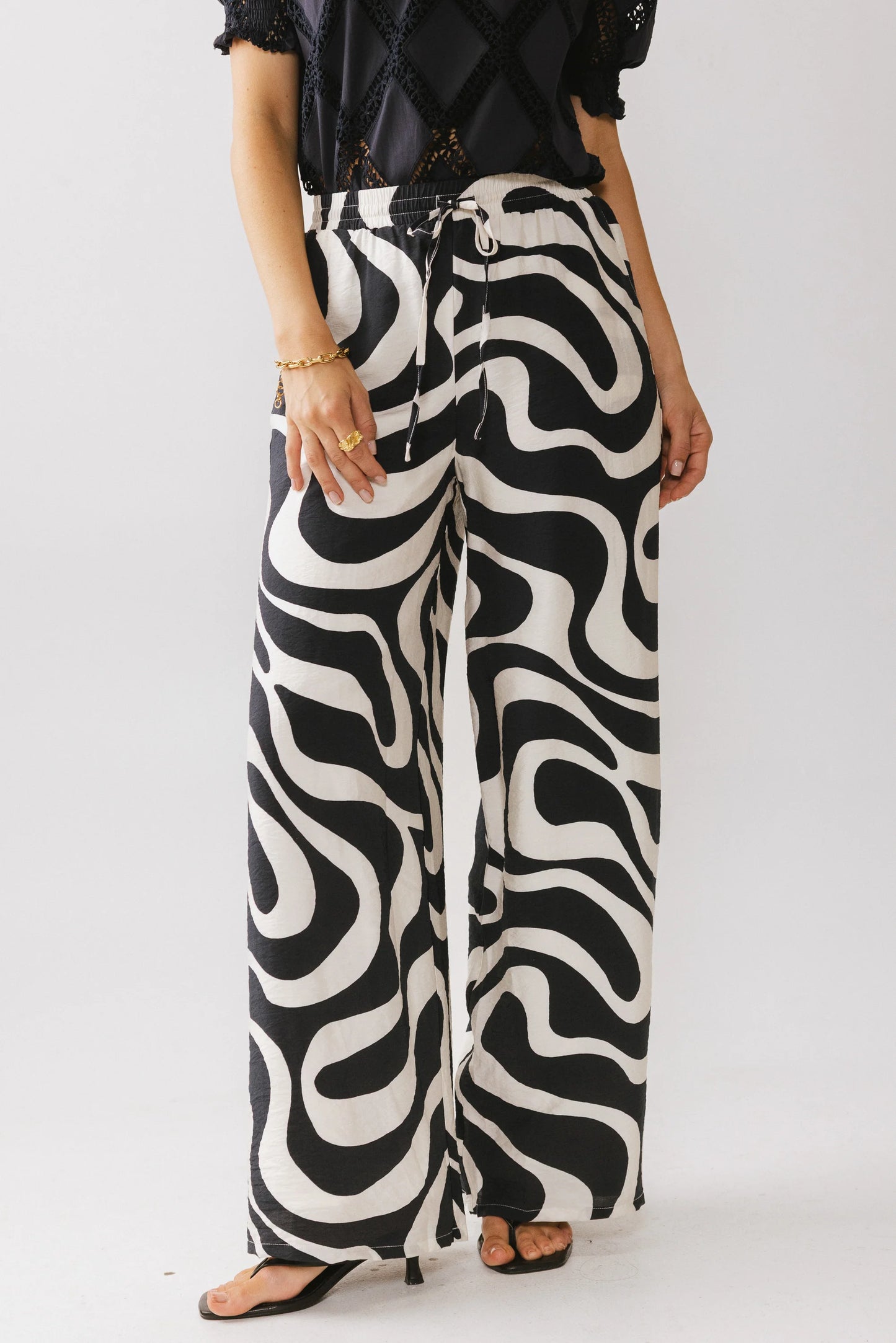 Remy Abstract Wide Leg Pants