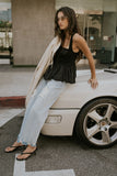 Marvin Crochet Wide Leg Jeans