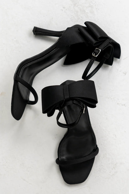 Marcel Bow Heels in Black