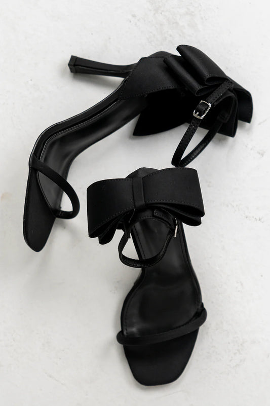 Marcel Bow Heels in Black