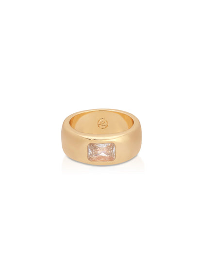 Emerald Cut Treasure Ring