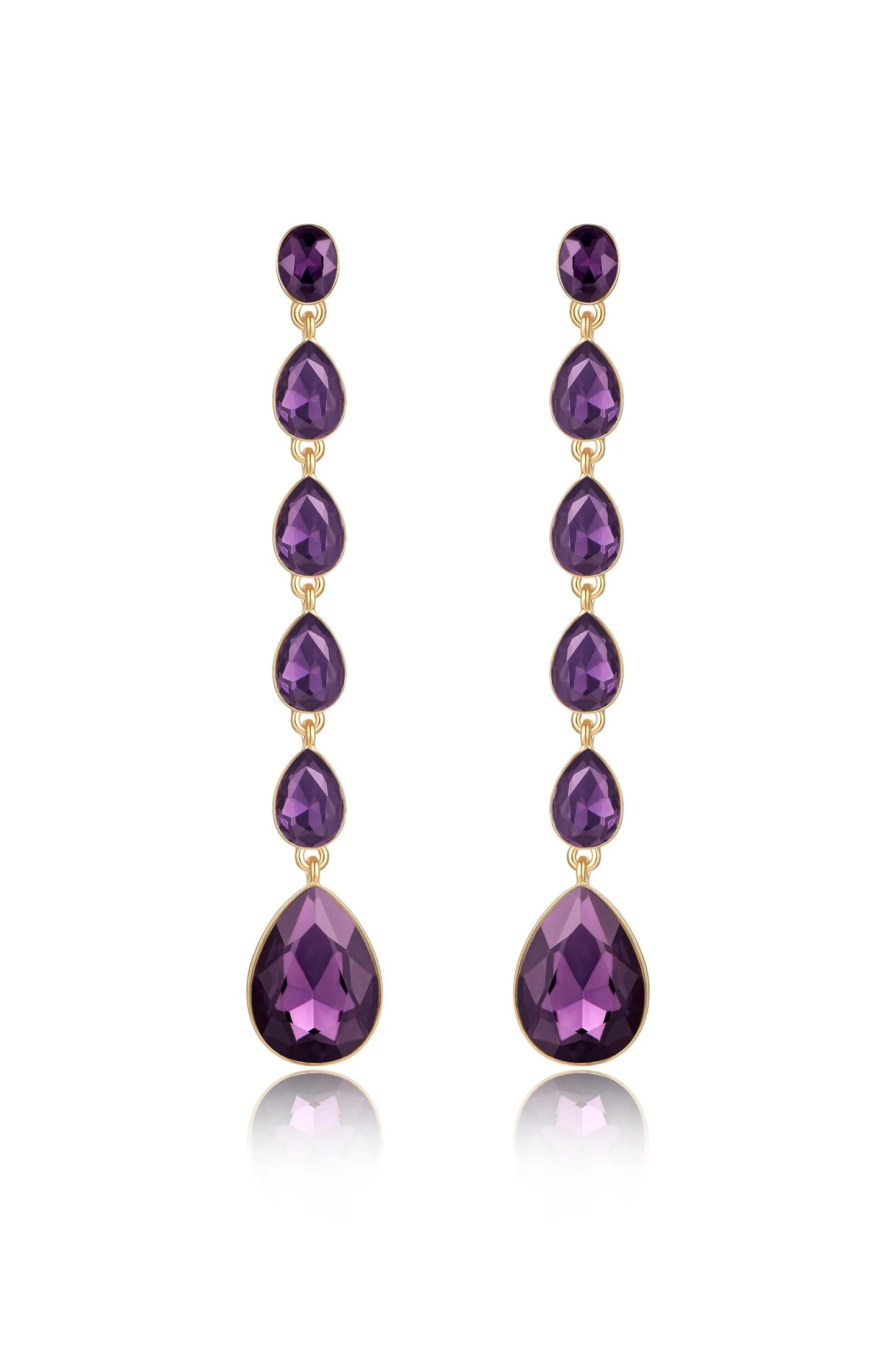 Crystallized Drop Earrings